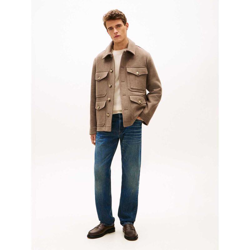 Tommy Hilfiger Wool Blend Utility Shirt Jacket image number 3